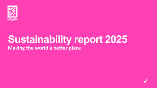 Vorschaubild Hayah Insurance Company Nachhaltigkeitsbericht 2025