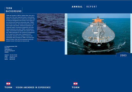 Thumbnail TORM Annual Report 2003