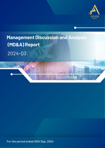 Miniature Aram Group Rapport trimestriel 2024-q3