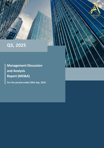 Miniature Aram Group Rapport trimestriel 2025-q3