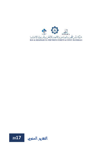 Thumbnail RAK Co. for White Cement & Construction Materials Annual Report 2017