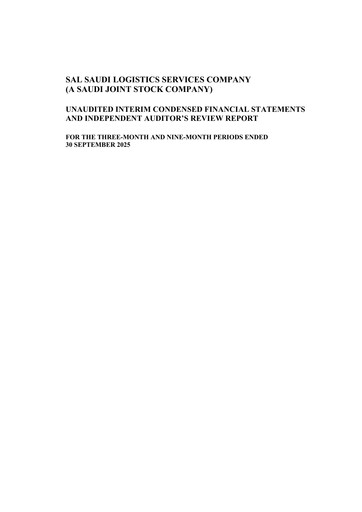 Thumbnail SAL Saudi Logistics Services Financial Statement 2025-q3