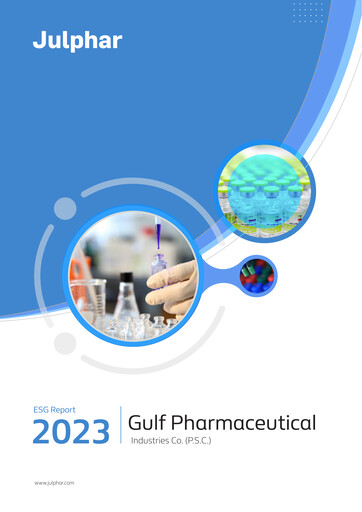 Thumbnail Gulf Pharmaceutical Industries Sustainability Report 2023