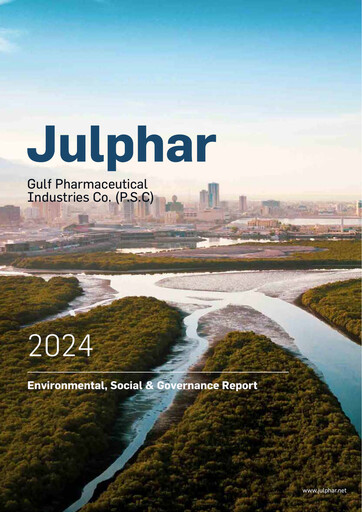 Thumbnail Gulf Pharmaceutical Industries Sustainability Report 2024