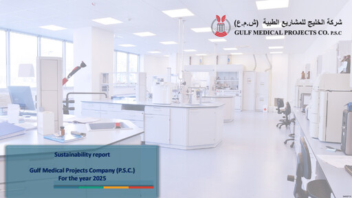 Thumbnail Gulf Medical Projects Company Sustainability Report 2025