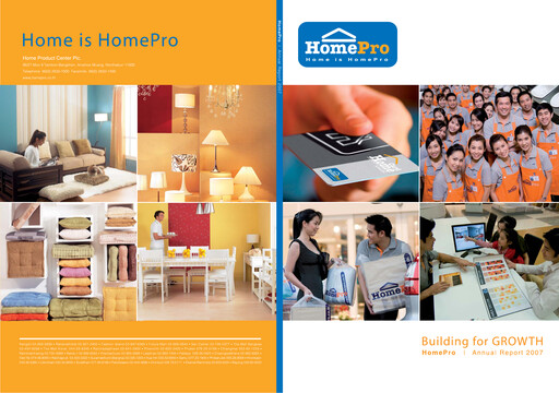Thumbnail Home Product Center Annual Report 2007