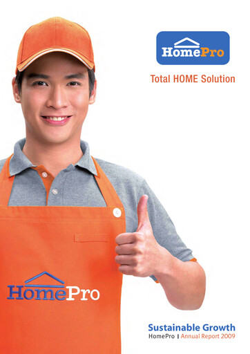 Thumbnail Home Product Center Annual Report 2009