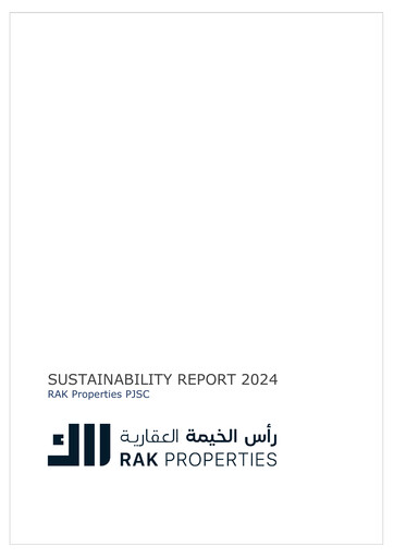 Thumbnail RAK Properties Sustainability Report 2024