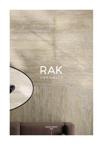 Miniature RAK Ceramics Rapport annuel 2023