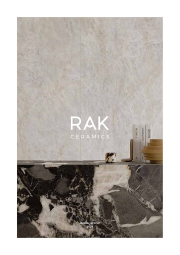 Miniature RAK Ceramics Rapport annuel 2024
