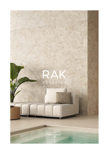 Miniature RAK Ceramics Rapport annuel 2025