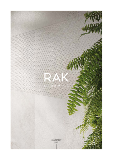 Thumbnail RAK Ceramics ESG Report 2023