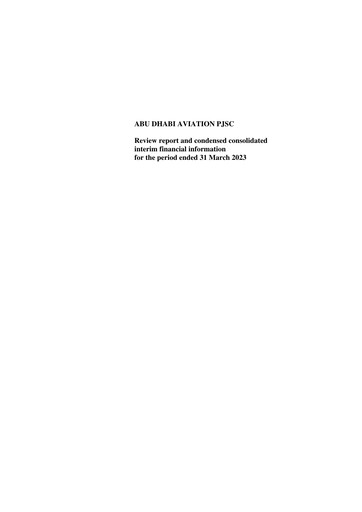 Thumbnail Abu Dhabi Aviation Quarterly Report 2023-q1