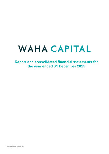 Thumbnail Waha Capital Company Financial Statement 2025