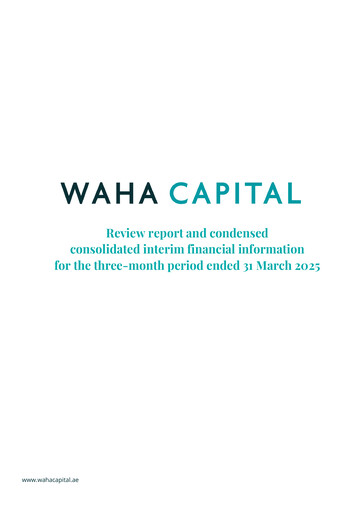 Thumbnail Waha Capital Company Quarterly Report 2025-q1
