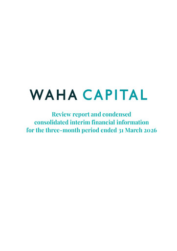 Thumbnail Waha Capital Company Quarterly Report 2026-q1