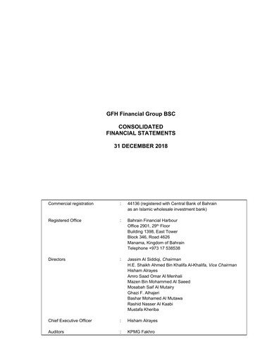 Vorschaubild GFH Financial Group Finanzmitteilung 2018