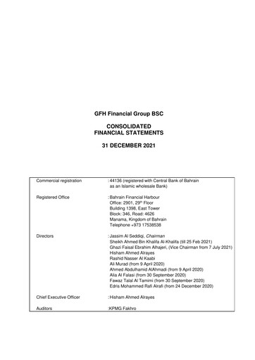 Vorschaubild GFH Financial Group Finanzmitteilung 2021