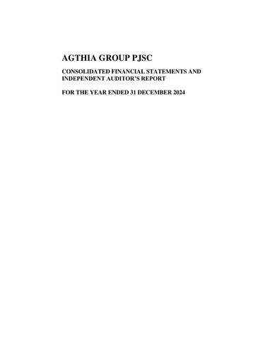 Thumbnail Agthia Group
 Financial Statement 2024