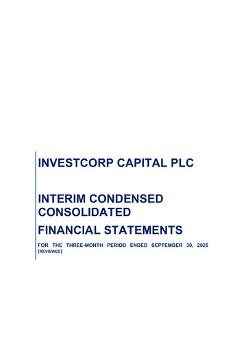 Thumbnail Investcorp Capital Quarterly Report 2026-q1