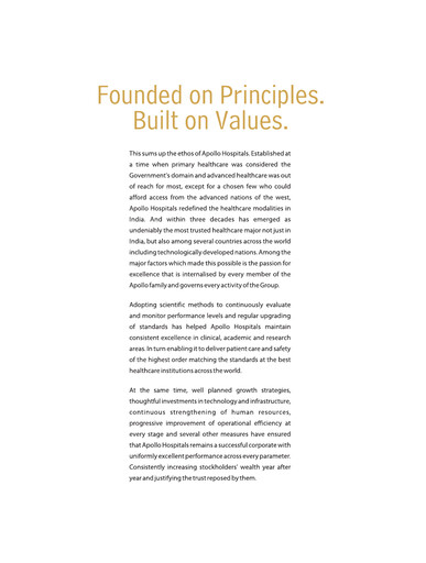 Miniature Apollo Hospitals
 Rapport annuel 2009-2010