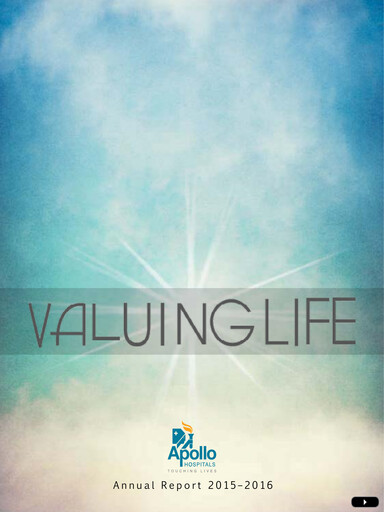 Miniature Apollo Hospitals
 Rapport annuel 2015-2016