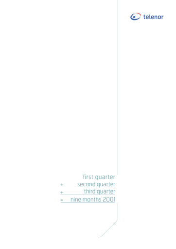 Miniature Telenor Rapport trimestriel 2001-q3