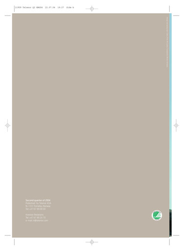Miniature Telenor Rapport trimestriel 2004-q2