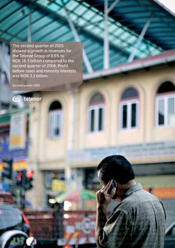 Miniature Telenor Rapport trimestriel 2005-q2