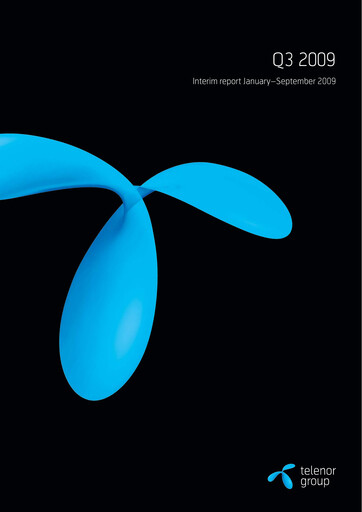 Miniature Telenor Rapport trimestriel 2009-q3