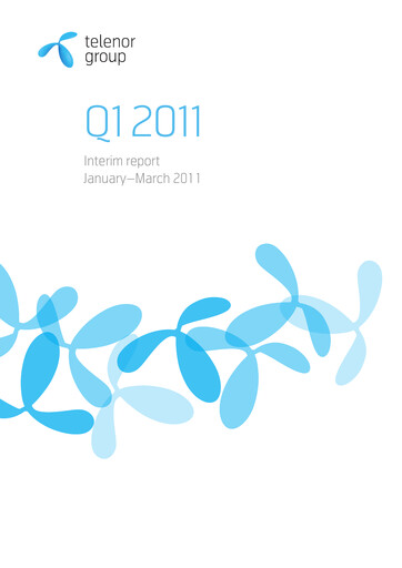 Miniature Telenor Rapport trimestriel 2011-q1