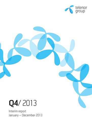 Miniature Telenor Rapport trimestriel 2013-q4