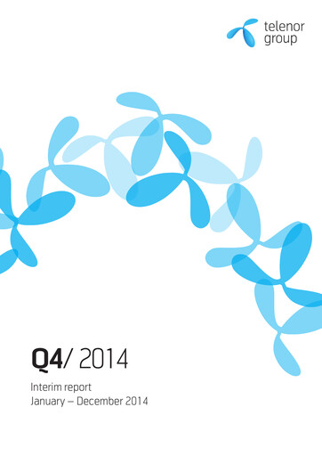 Miniature Telenor Rapport trimestriel 2014-q4