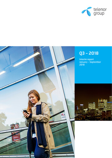 Miniature Telenor Rapport trimestriel 2018-q3