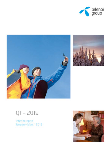 Miniature Telenor Rapport trimestriel 2019-q1