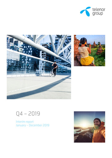 Miniature Telenor Rapport trimestriel 2019-q4