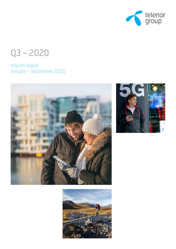 Miniature Telenor Rapport trimestriel 2020-q3