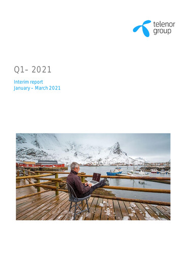 Miniature Telenor Rapport trimestriel 2021-q1