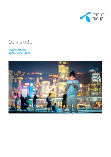 Miniature Telenor Rapport trimestriel 2021-q2