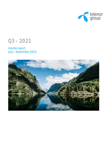 Miniature Telenor Rapport trimestriel 2021-q3