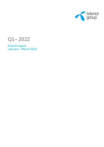 Miniature Telenor Rapport trimestriel 2022-q1