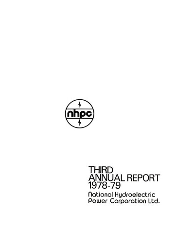 Thumbnail NHPC Limited
 Annual Report 1978-1979