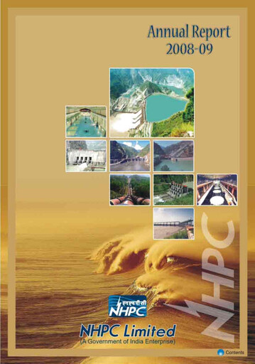 Thumbnail NHPC Limited
 Annual Report 2008-2009