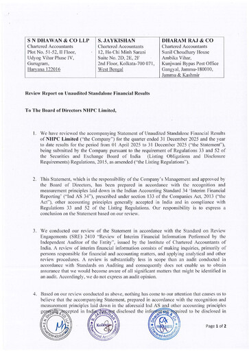 Thumbnail NHPC Limited
 Quarterly Report 2025-q3