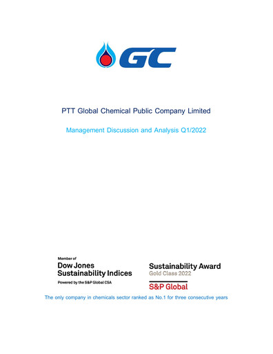 Thumbnail PTT Global Chemical Quarterly Report 2022-q1