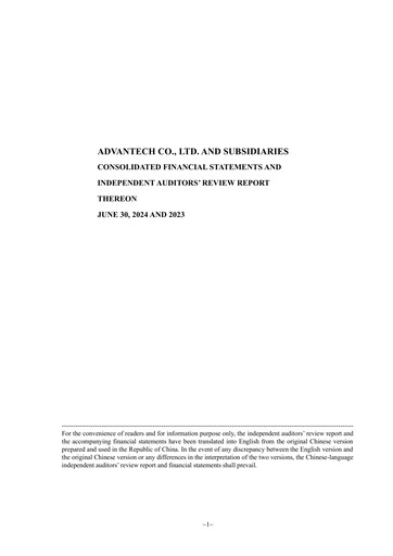 Thumbnail Advantech Financial Statement 2024-h1