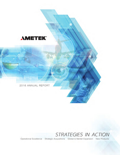 Thumbnail Ametek Annual Report 2016