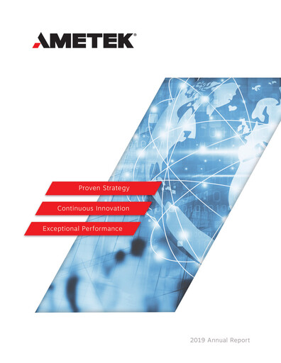 Thumbnail Ametek Annual Report 2019