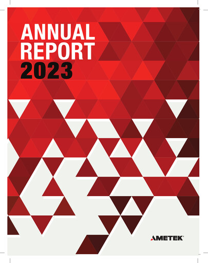Thumbnail Ametek Annual Report 2023
