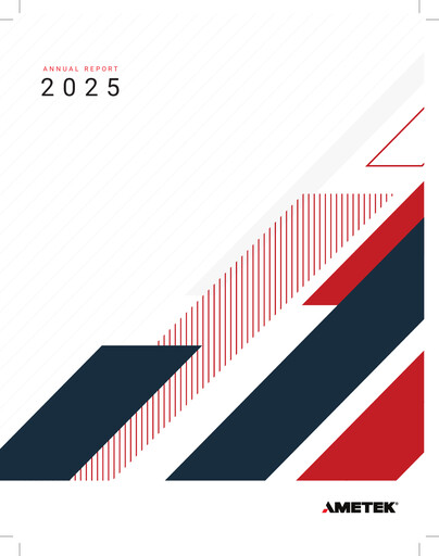 Thumbnail Ametek Annual Report 2025